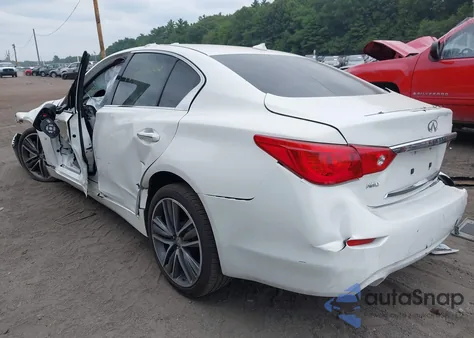 2014 Infiniti Q50 Sport from USA, damaged, VIN JN1BV7AR1EM683698